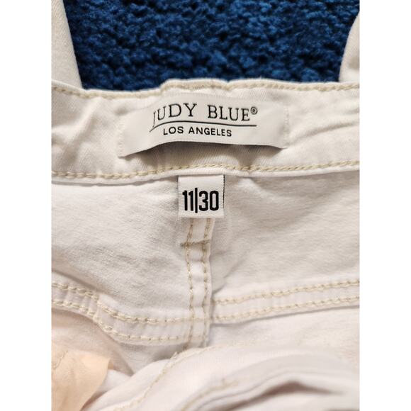 Judy Blues Skinny Fit White Denim Jeans-11/30 - Picture 8 of 11